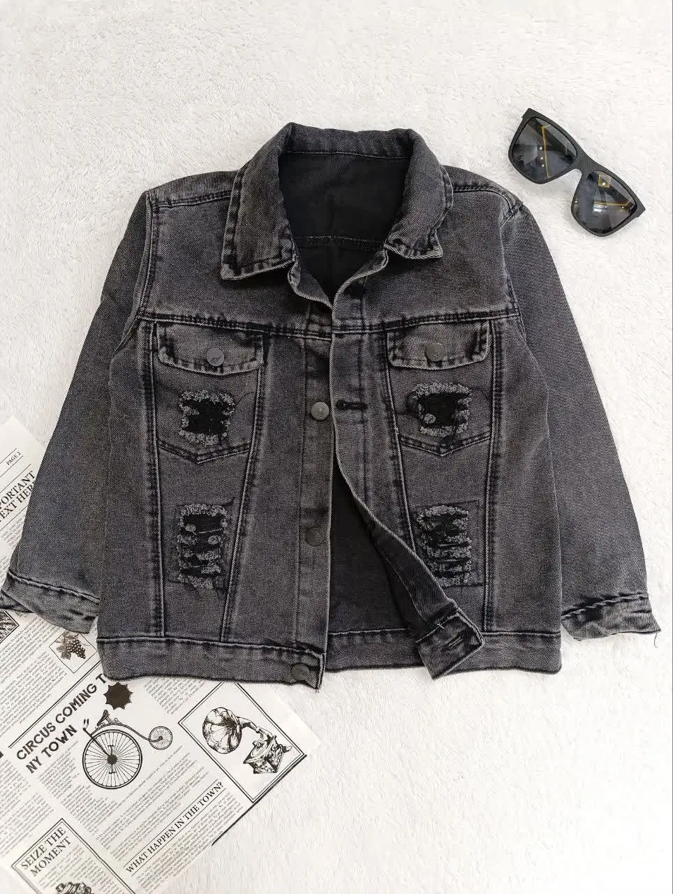 کت تک زغالی
