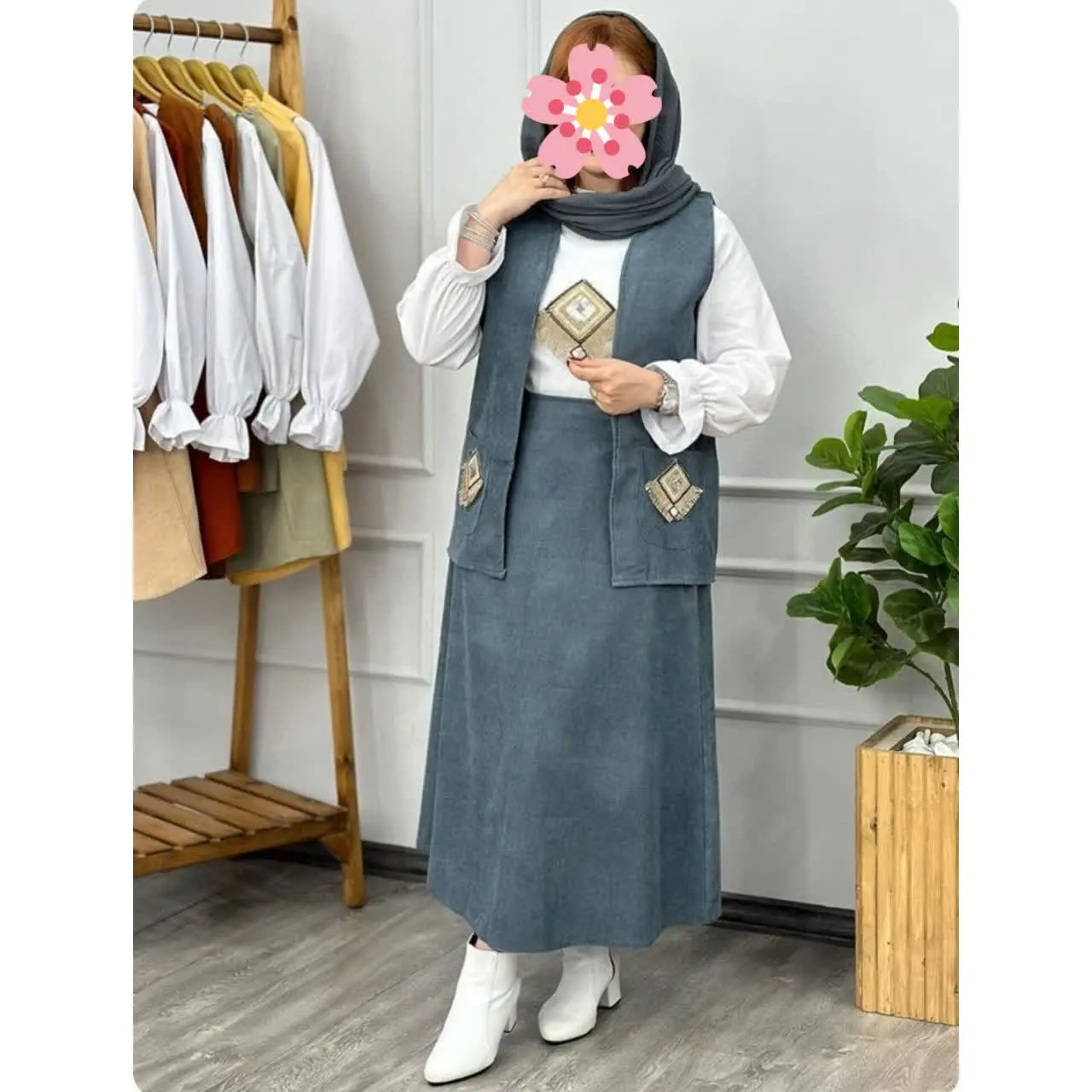 👚نام: سه تیکه مخمل ماهلین
