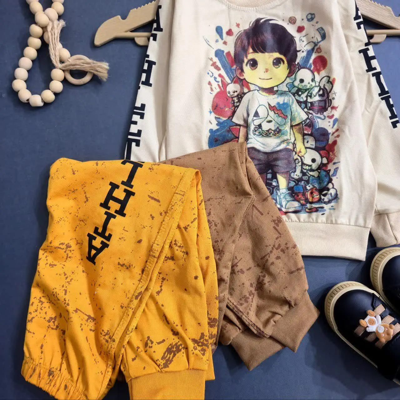 👚 نام: ست پسر استین بلند پا...