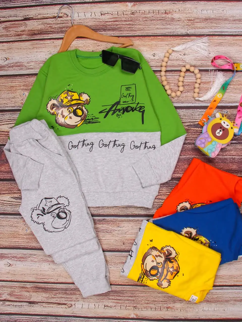 💢بلوز شلوار کله خرس💢
