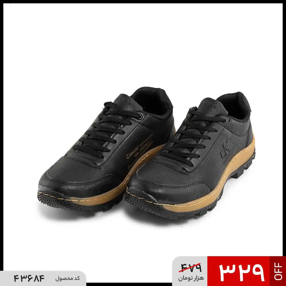 🔺کفش اسپرت Calvin Klein مردانه مشکی بندی
