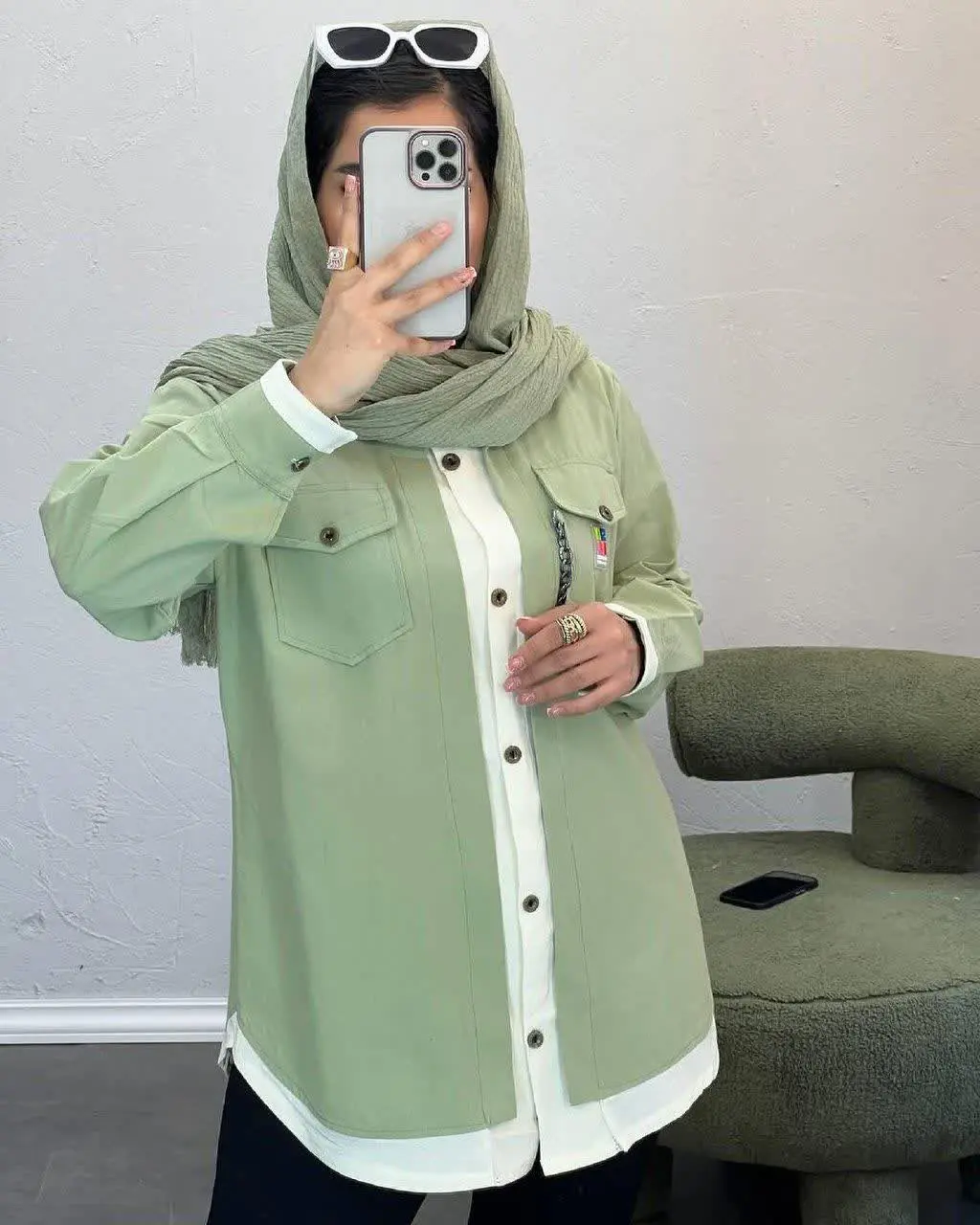 نام: مانتو زنجیر دار
