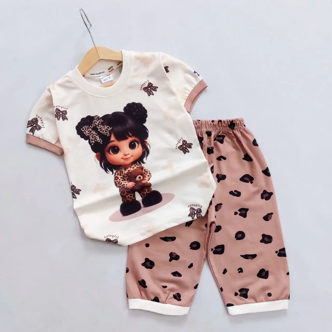 تیشرت شلوارک دخترپلنگی 😍
