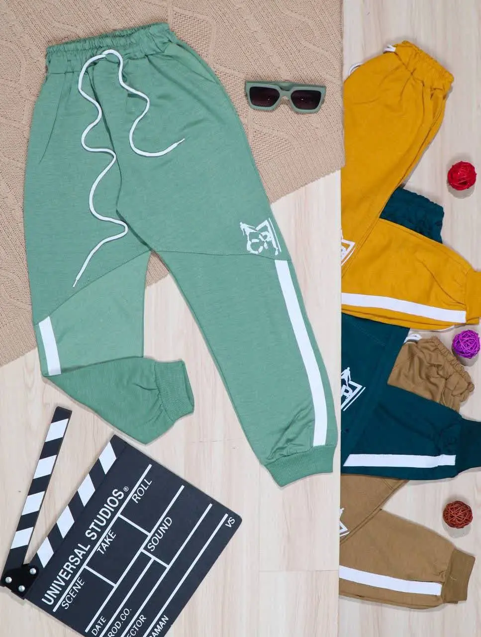 👫شلوار اسش پسرانه چاپ CR۷ نواری👫
