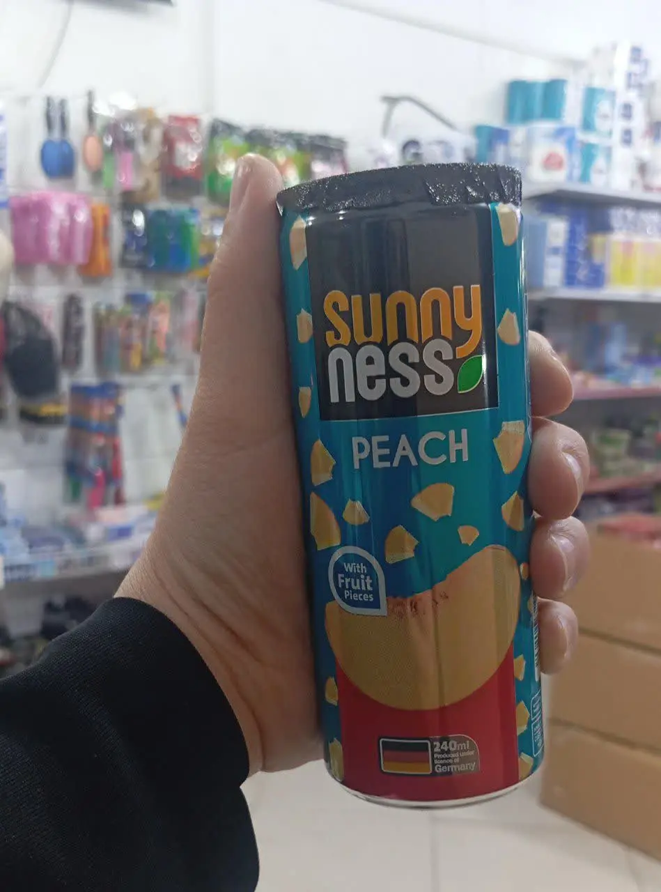 انواع آبمیوه قوطی سانی نس