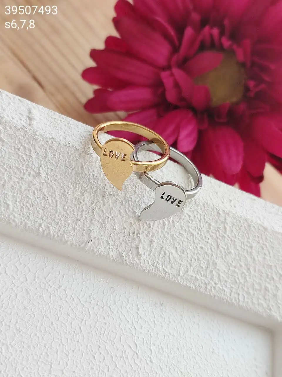 انگشتر استیل دوتایی ۳۹۵۰۷۴۹۳
