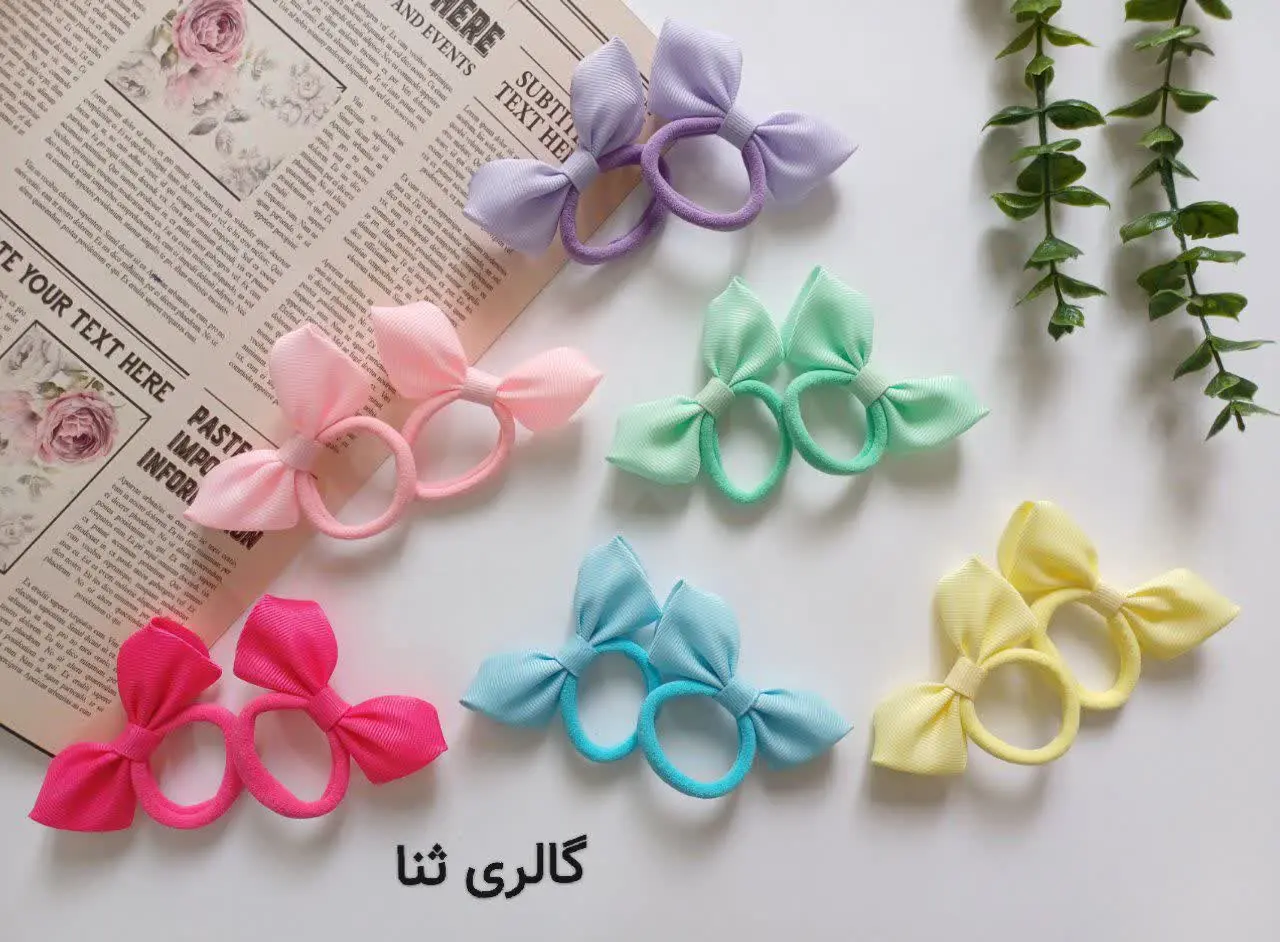 کش موهای نقلی، ساده و شیک.