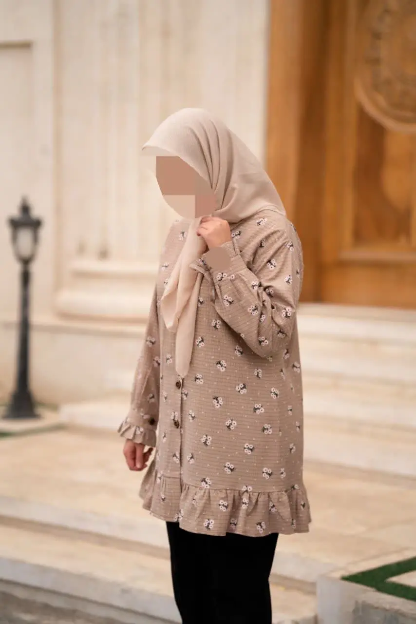 شومیز مانتویی صحرا😍
