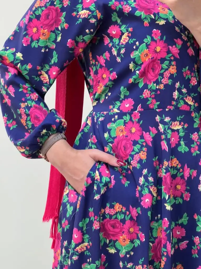 پیراهن ساحلی فلور مرال کلوش