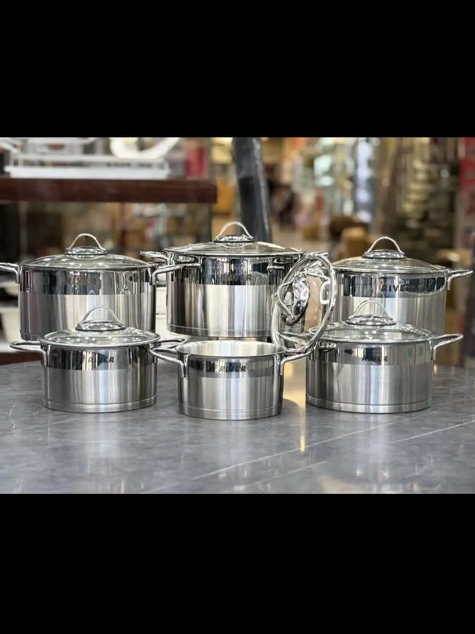 ⁨ ⁨ قابلمه و تابه های استیل...