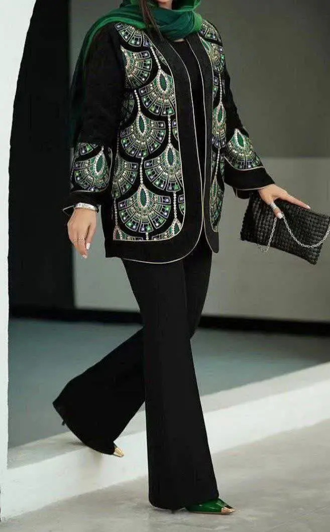 👚نام: کت فوق العاده زیبای پرطاووس رسید 😍😍
