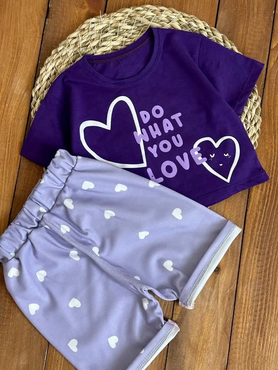 💞 ست شیک و راحت دخترانه قلبی 💞
