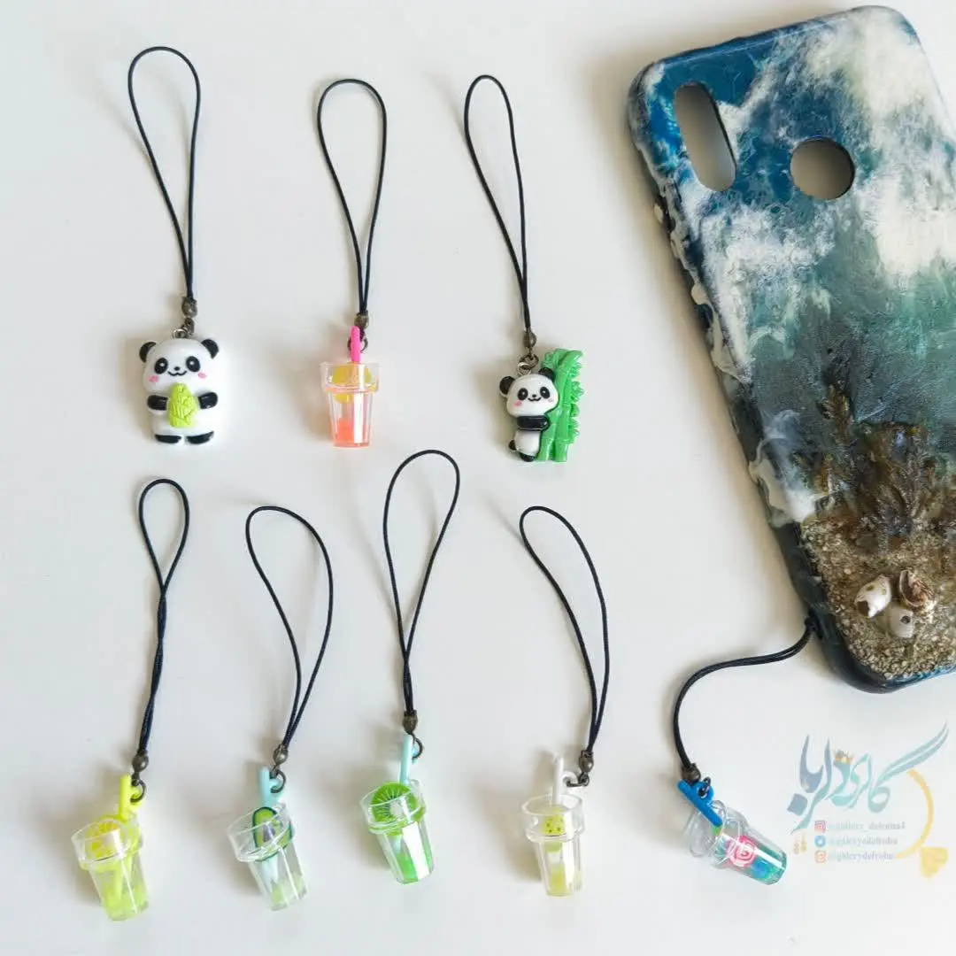 آویزموبایل، فلش و زیپ کیف فانتزی 
