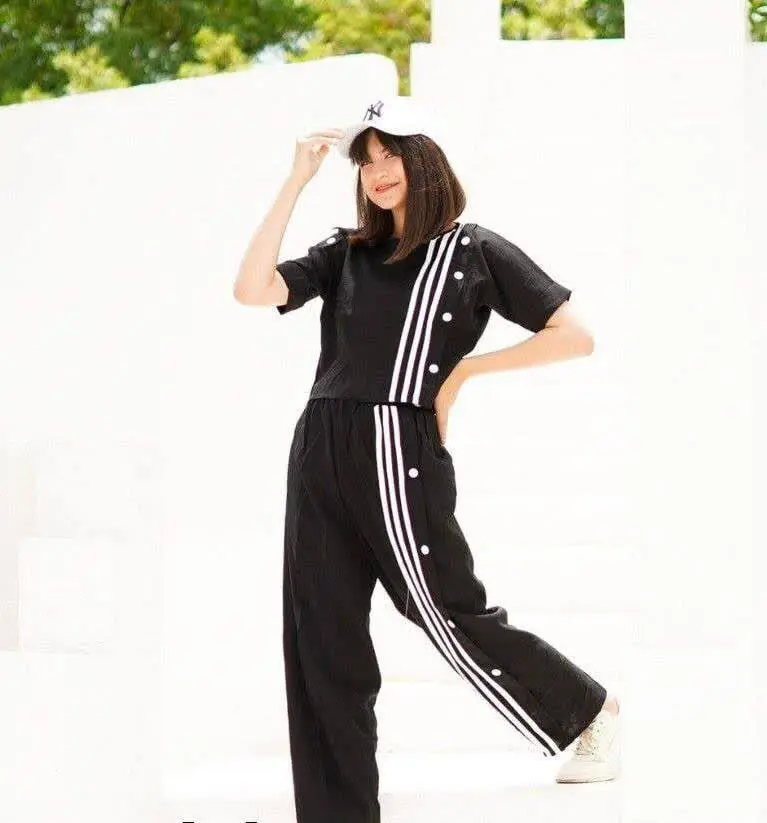 #کراپ_شلوار_مشکی_ابر_بادی
