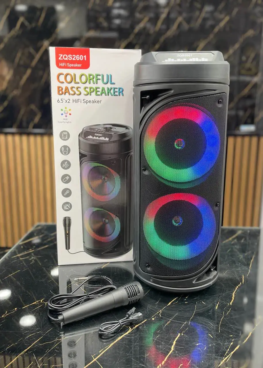 اسپیکر قابل حمل بی سیم ZQS۲۶۰۱ 💥
