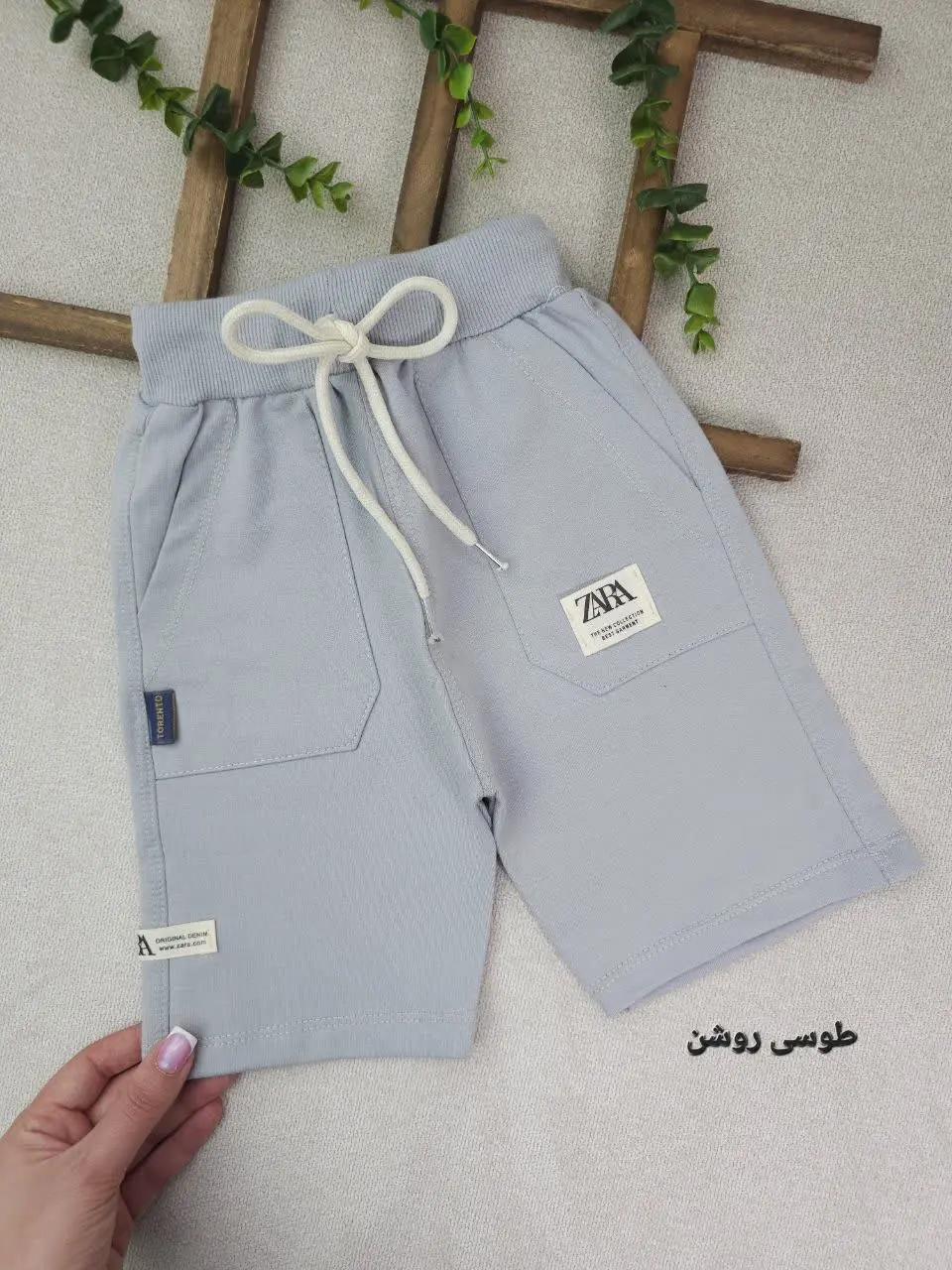 شلوارک اسپرت zara
