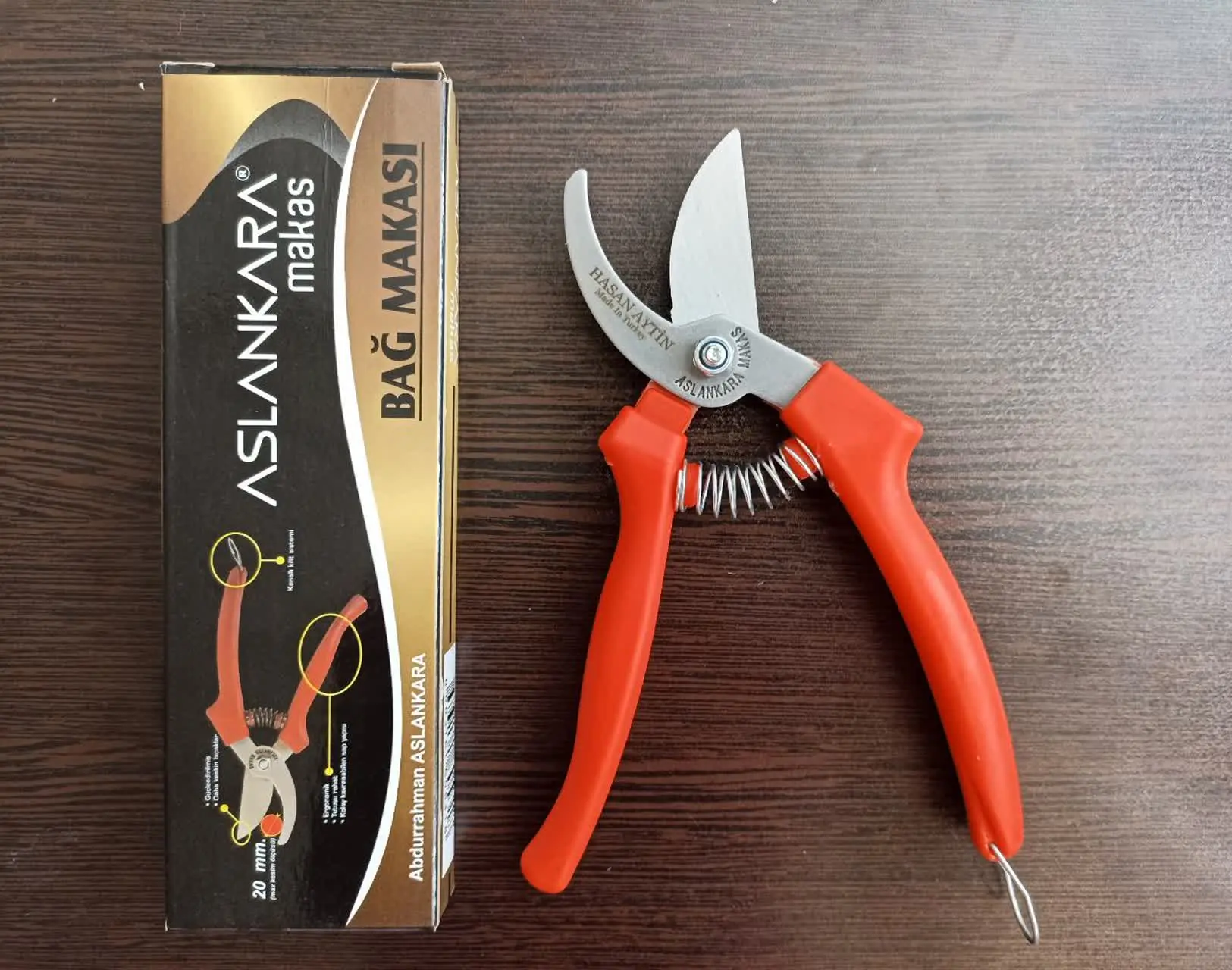 قیچی باغبانی سبک ترکی برند ASLANKARA
