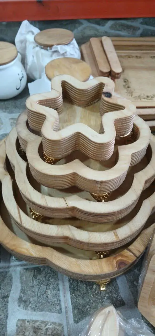 ست ۵ تکه پایه دار زیبا❤️
