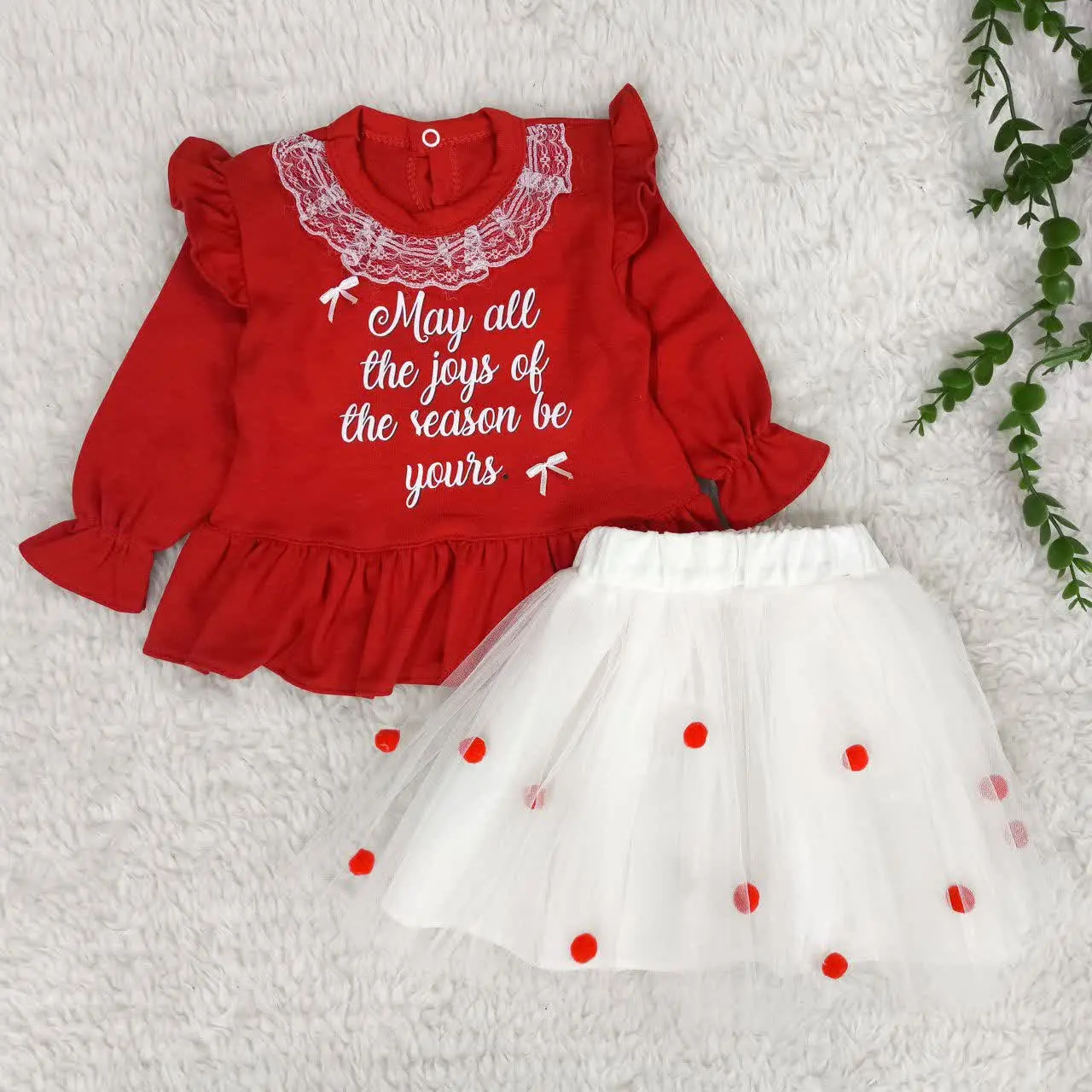 بلوز دامن دخترانه یلدایی