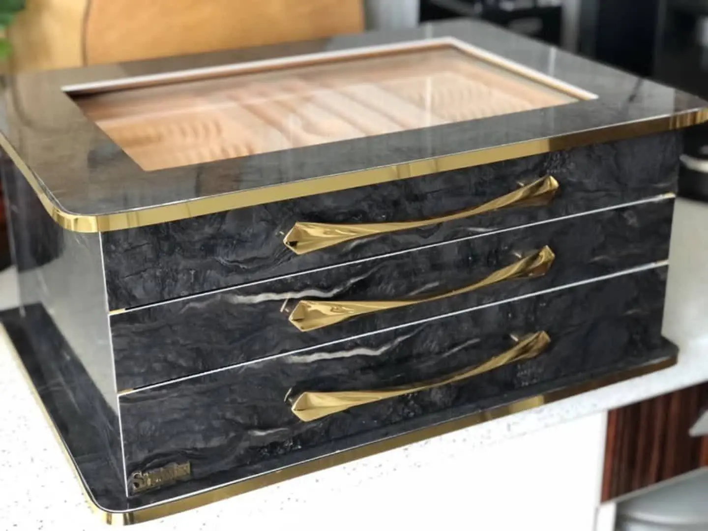 کنسول رومیزی مرمری 
