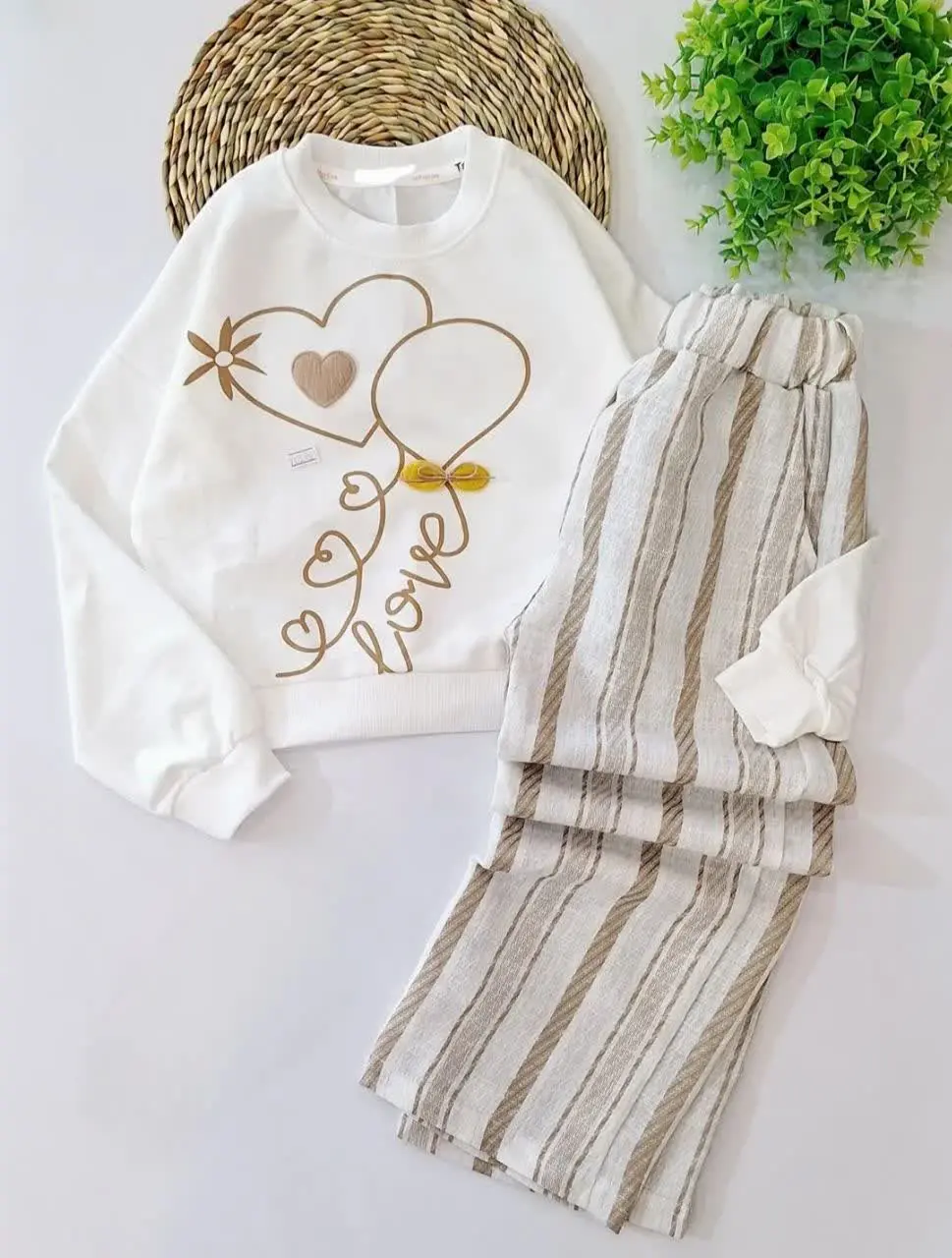 کراپ و شلوار دخترانه هلیا