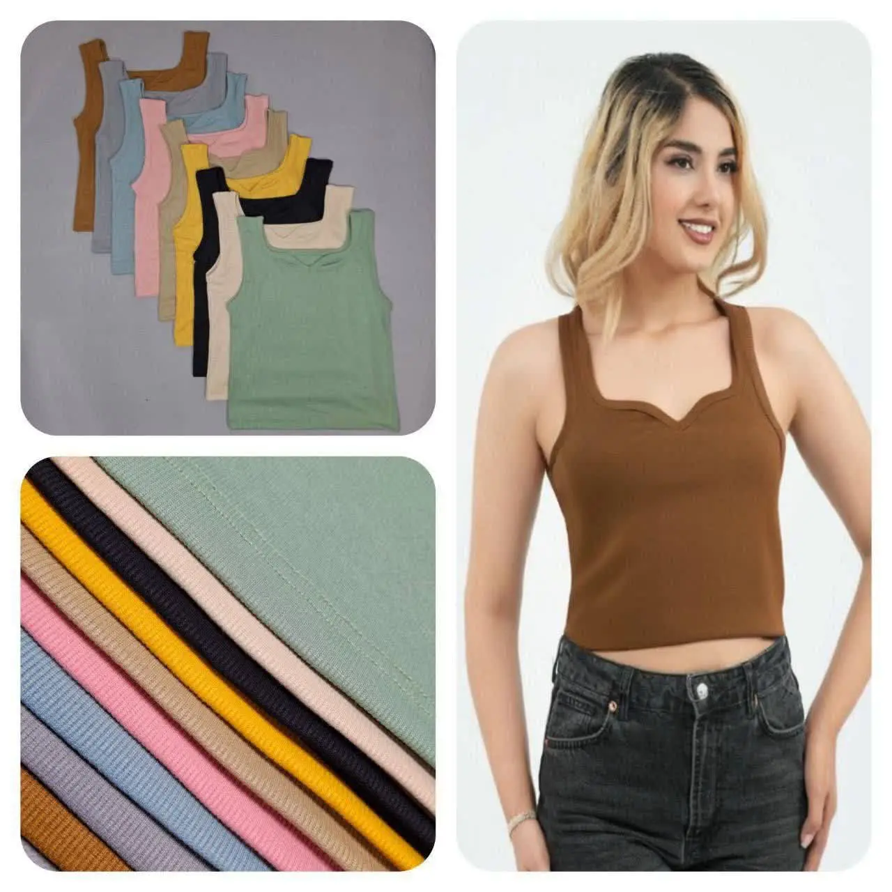 #کراپ زنانه یقه دلبری (ردیف ٧٣٧٩/٧) 
