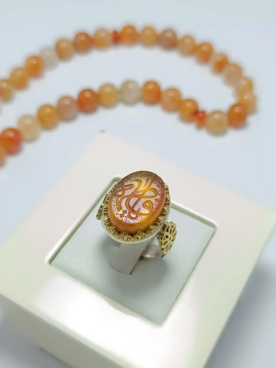 انگشتر نقره مردانه کله برنج...