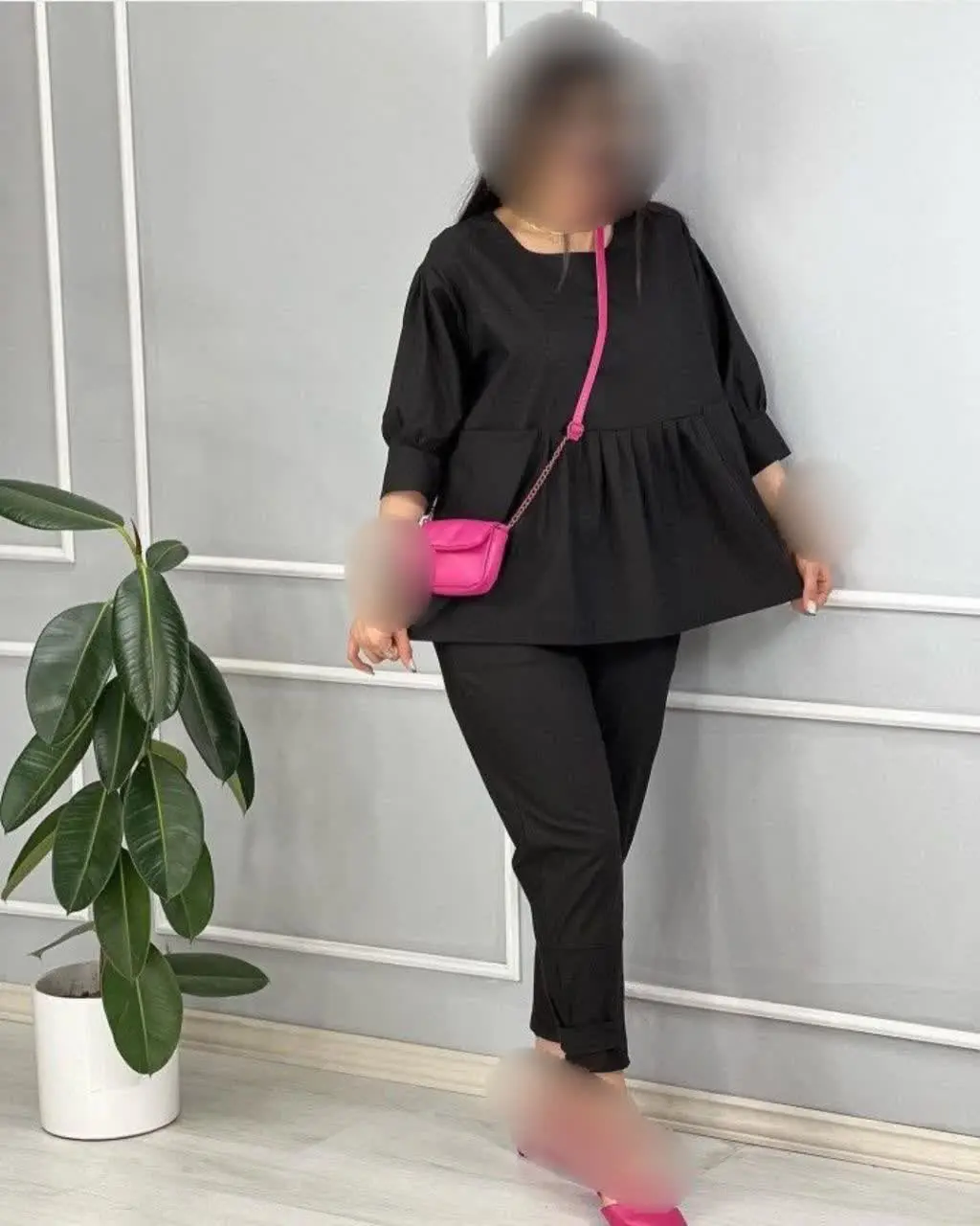 👚 نام: ست ابروبادی (شومیز ک شلوار) 

