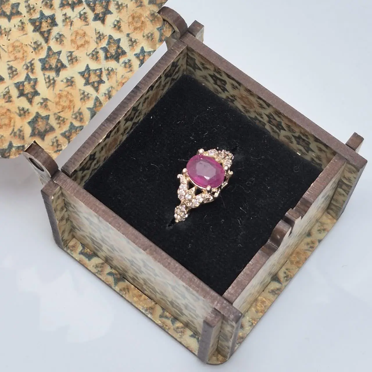 # انگشتر #یاقوت قرمز اصل 😍
