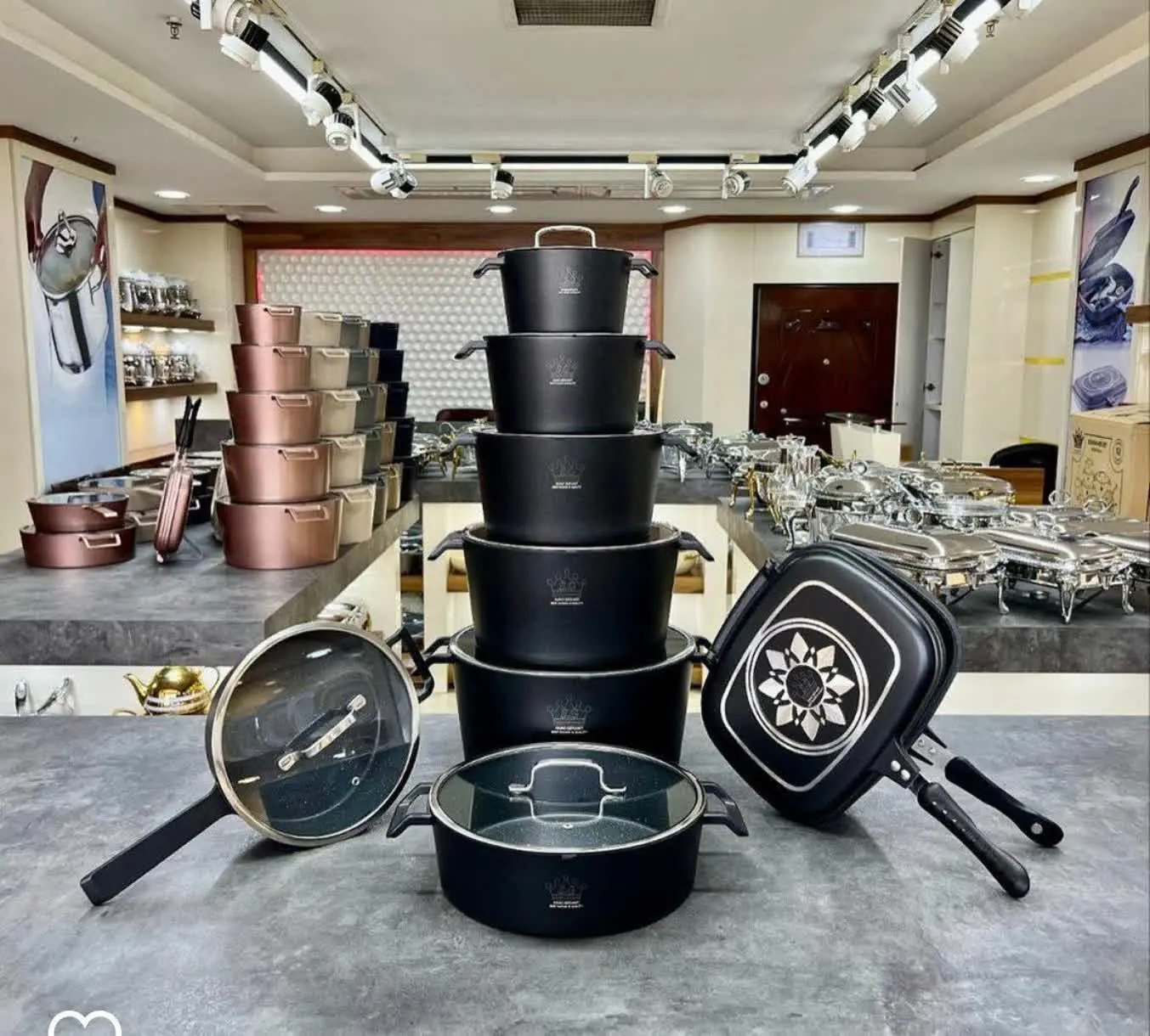 #سرویس قابلمه ۱۶ پارچه اس جی مدل آکا 
