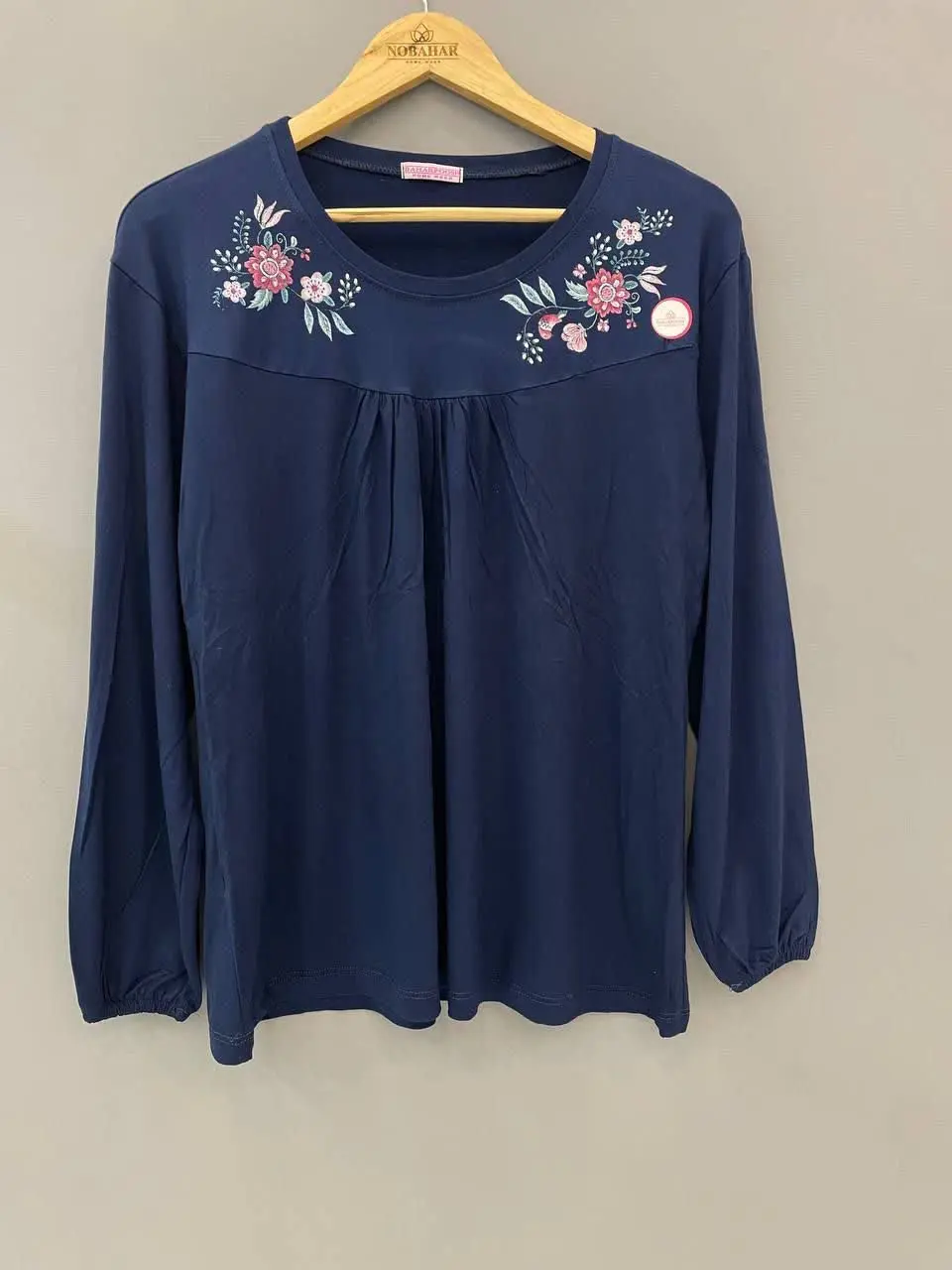 ✅بلوز آستین بلند چیندار
