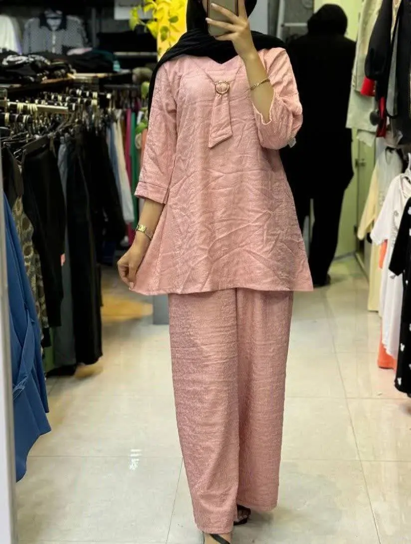 نام: ست شومیز شلوار کراواتی 
