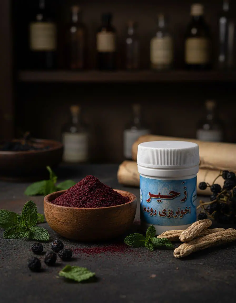 سپس روزی ۱ قاشق چای خوری با