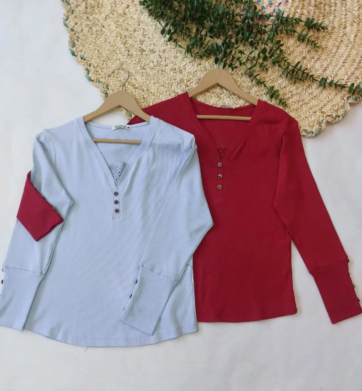 ✅بلوز یقه هفت گیپور دلسا 💕