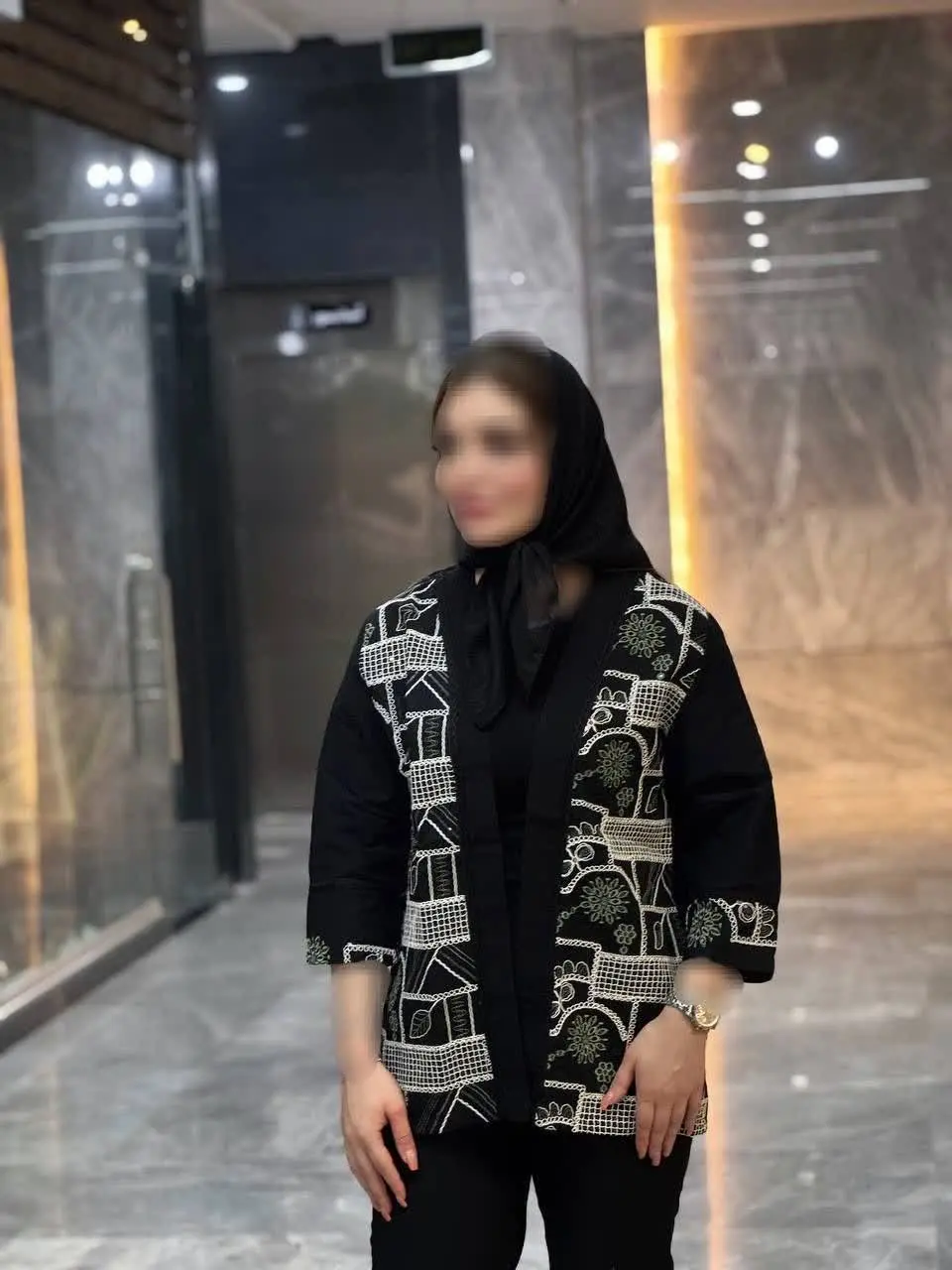 ✨ ست مانتو شلوار سوزن دوزی