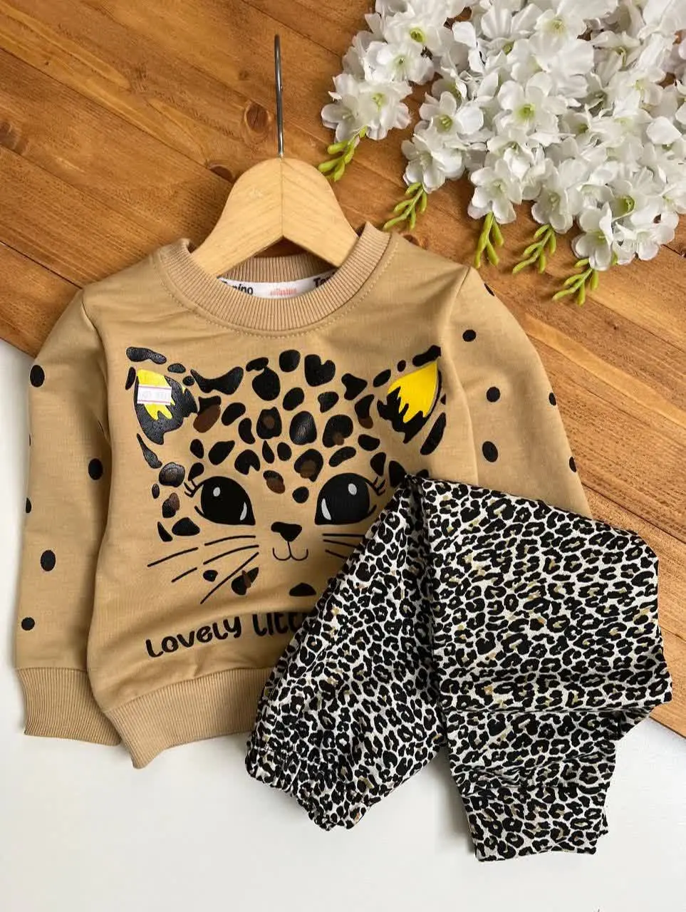 💞 ست راحتی و کاربردی پلنگی دخترانه 💞
