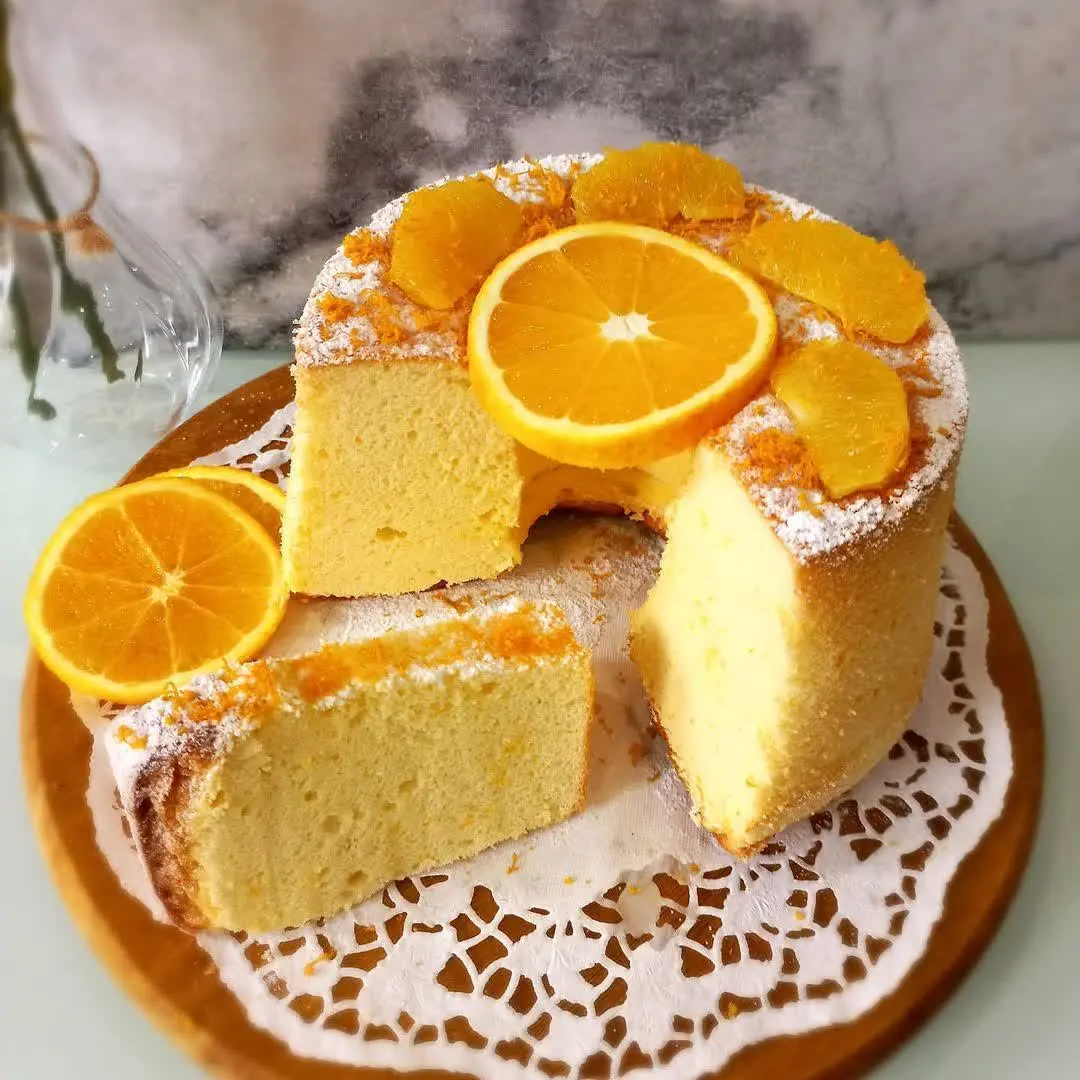 با پودر کیک پرتقالی کوکونات