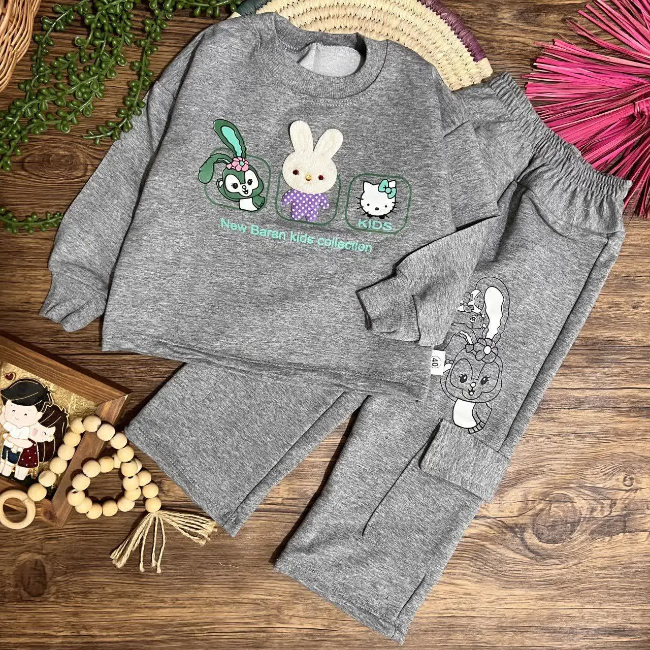 👚نام: کراپ شلوار گلکسی خرگوش
