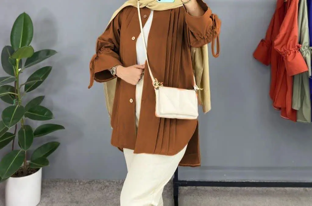 🌙نام: تونیک مانتویی آرشیدا آستین گت
