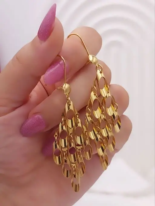 گوشواره طرح طلا از برند سیت...