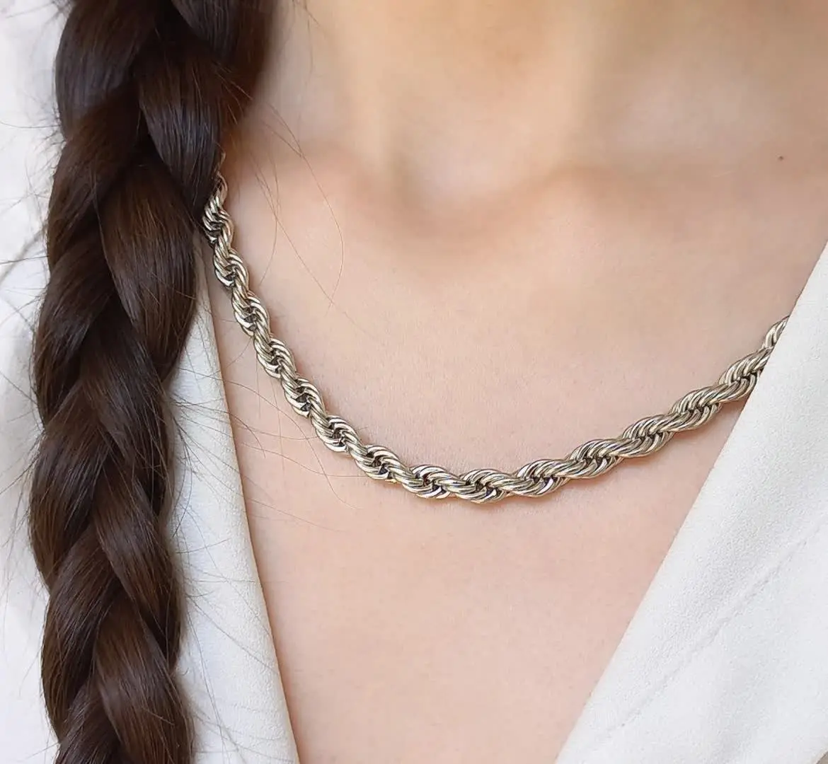 ست گردنبند و دستبند طنابی،...