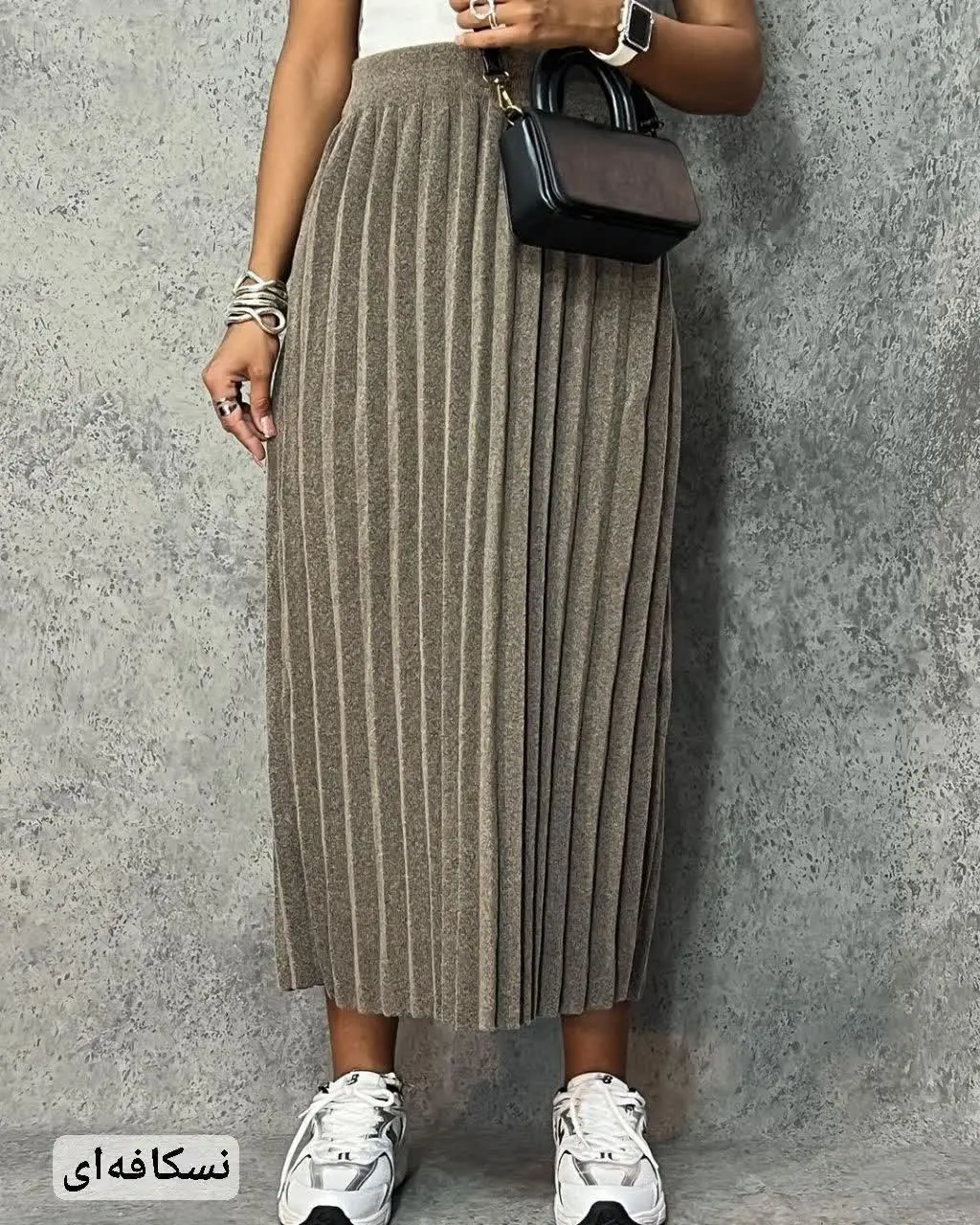 🛍نام: دامن بافت پلیسه🍁
