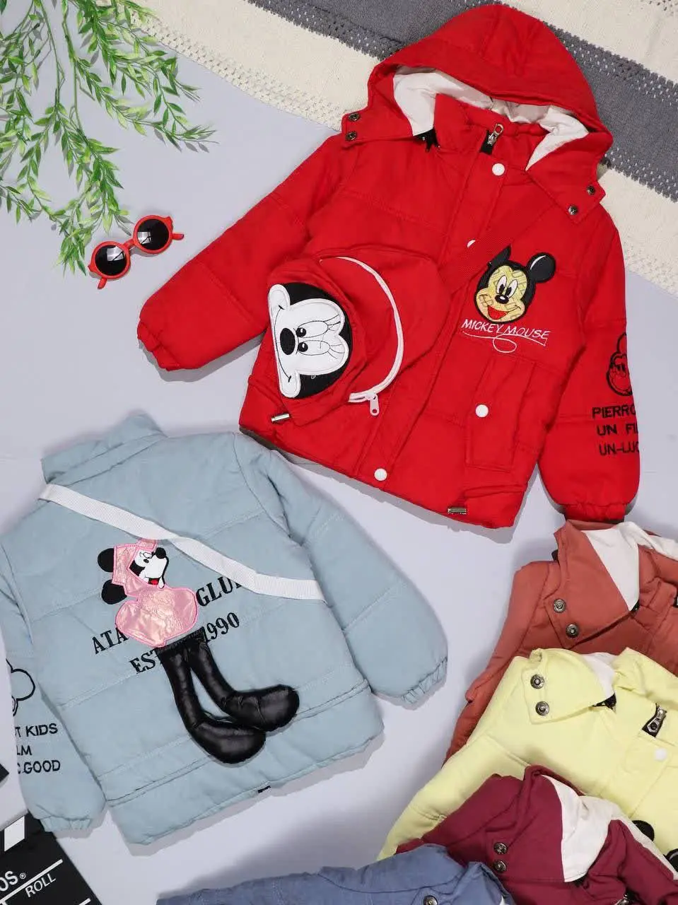 👫کاپشن پسرانه میکرو میکی مو...