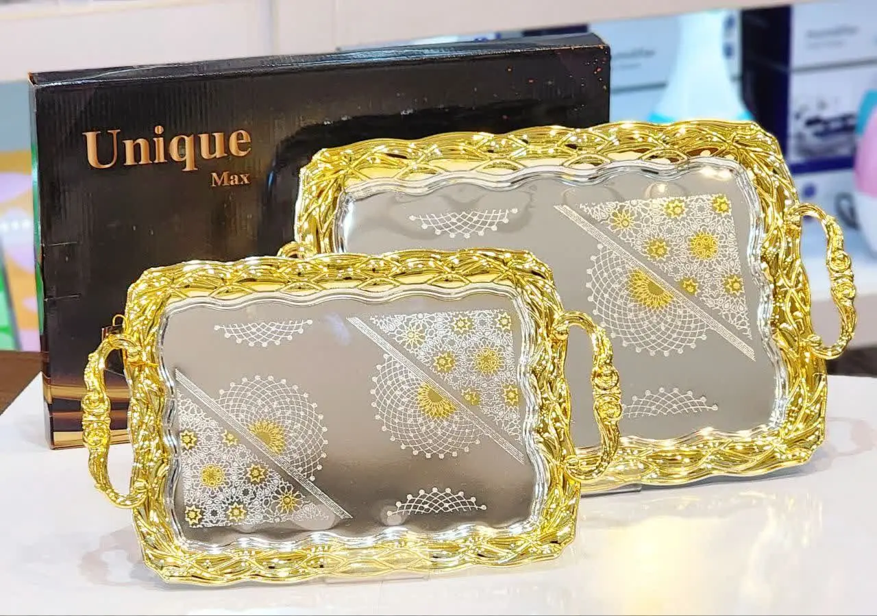 ✅ سینی جفتی استیل Unique 
