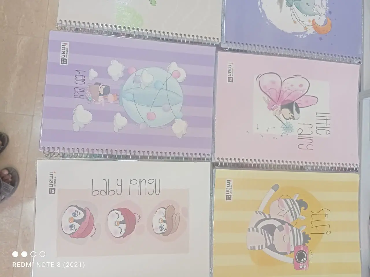 دفتر جلد پرس۸۰برگ ایمان 😍✨