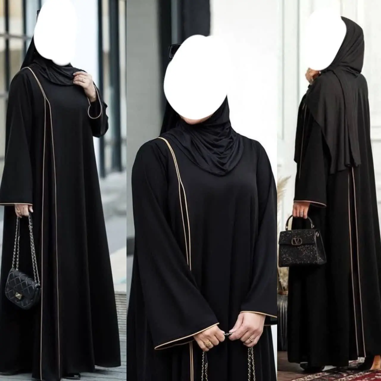 عبا مغزی دوزی، هر دو سمت کا...