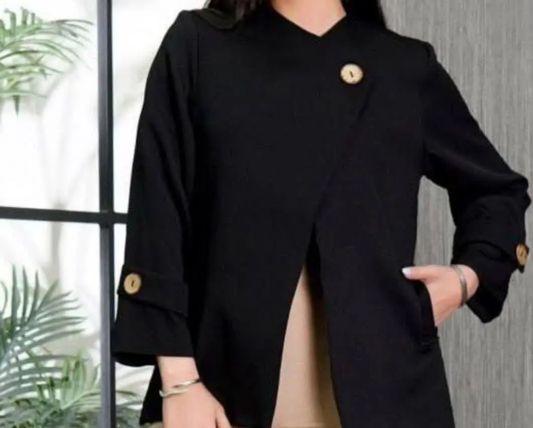 🖋نام: مانتو کتی تک دکمه پای...