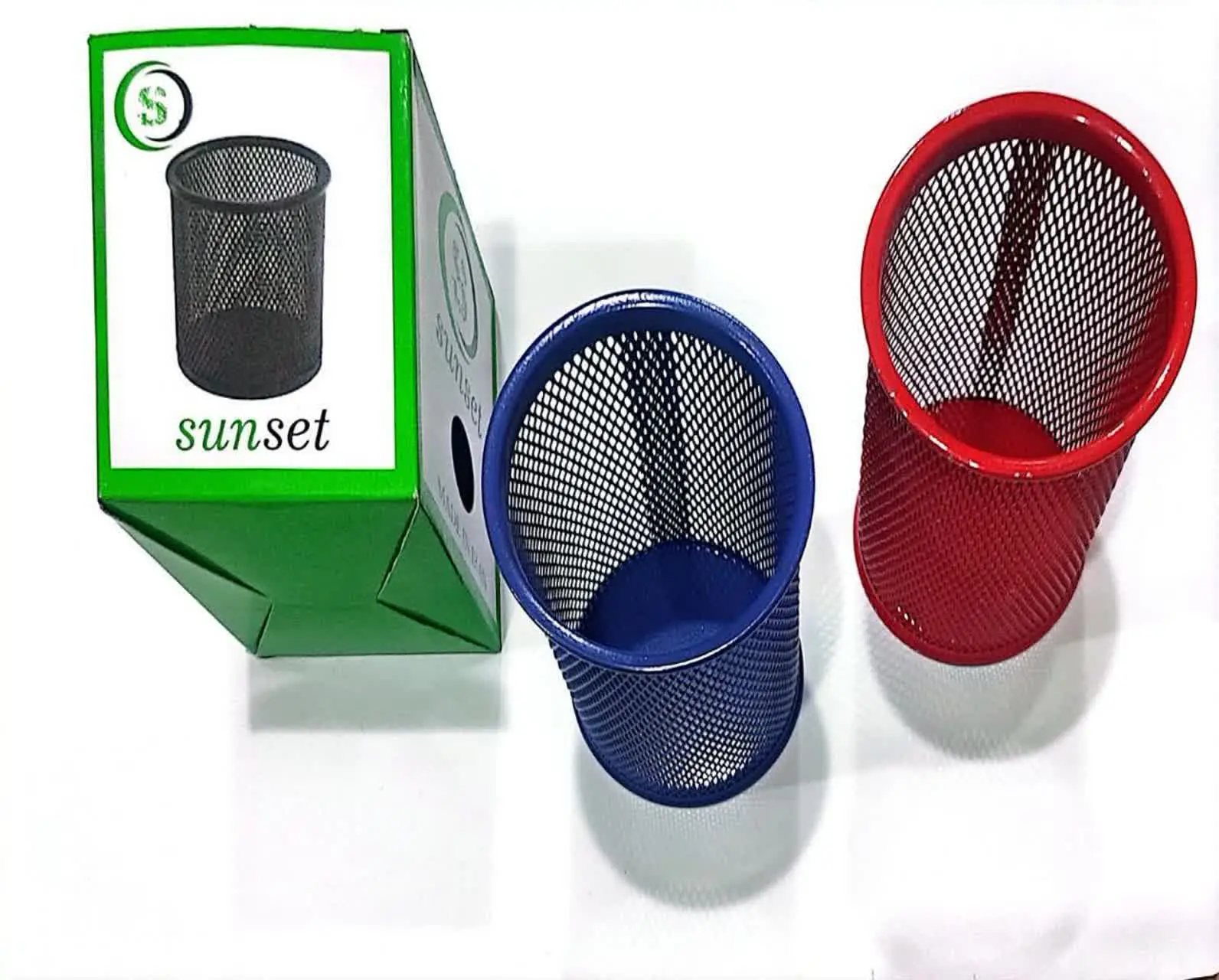 جا قلمی توری فلزی رنگی 
