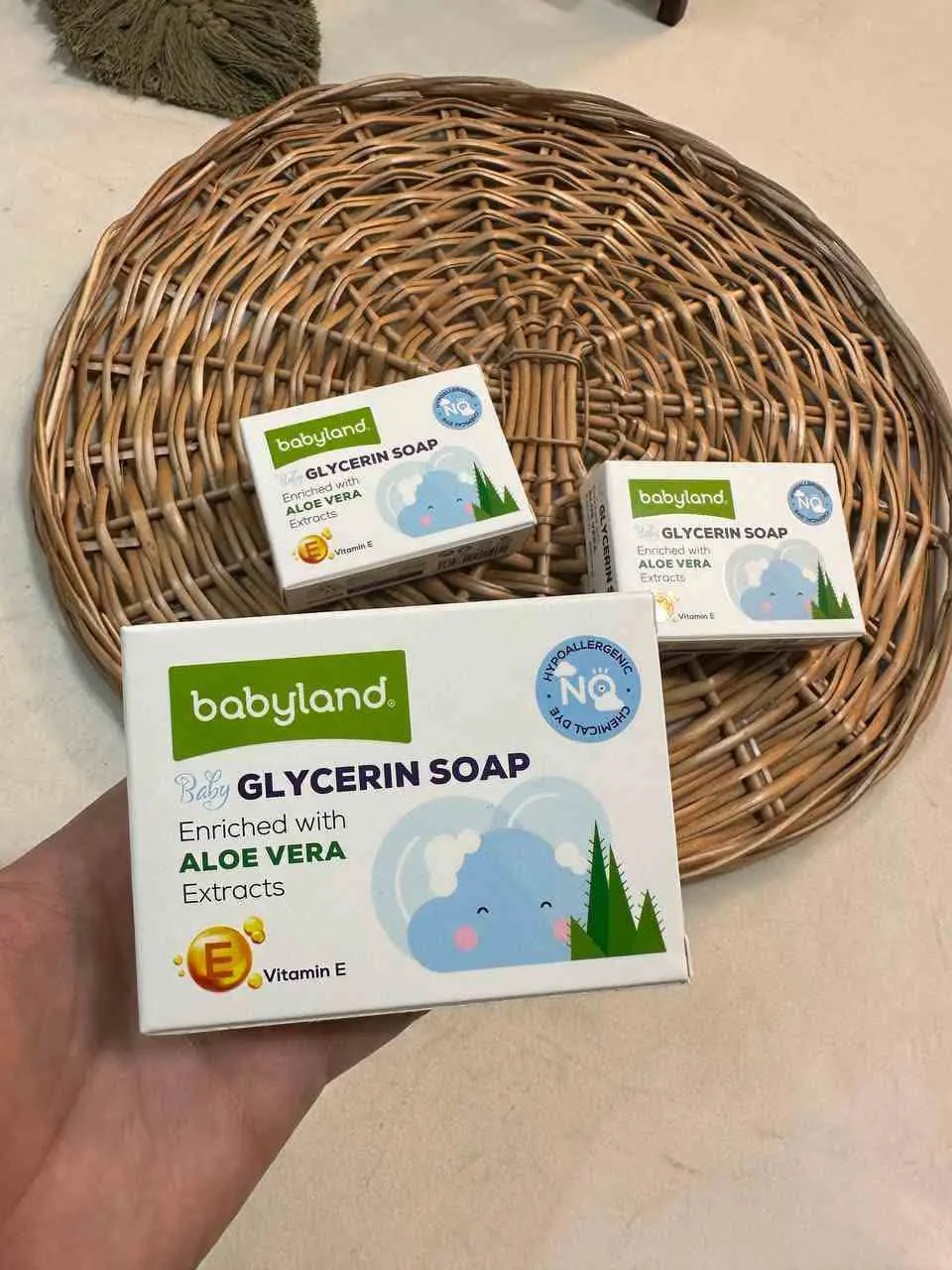 صابون بچه آلوئه ورا ضد التهاب و ضد حساسیت صد گرمی کد ۱۸۷۲ 
