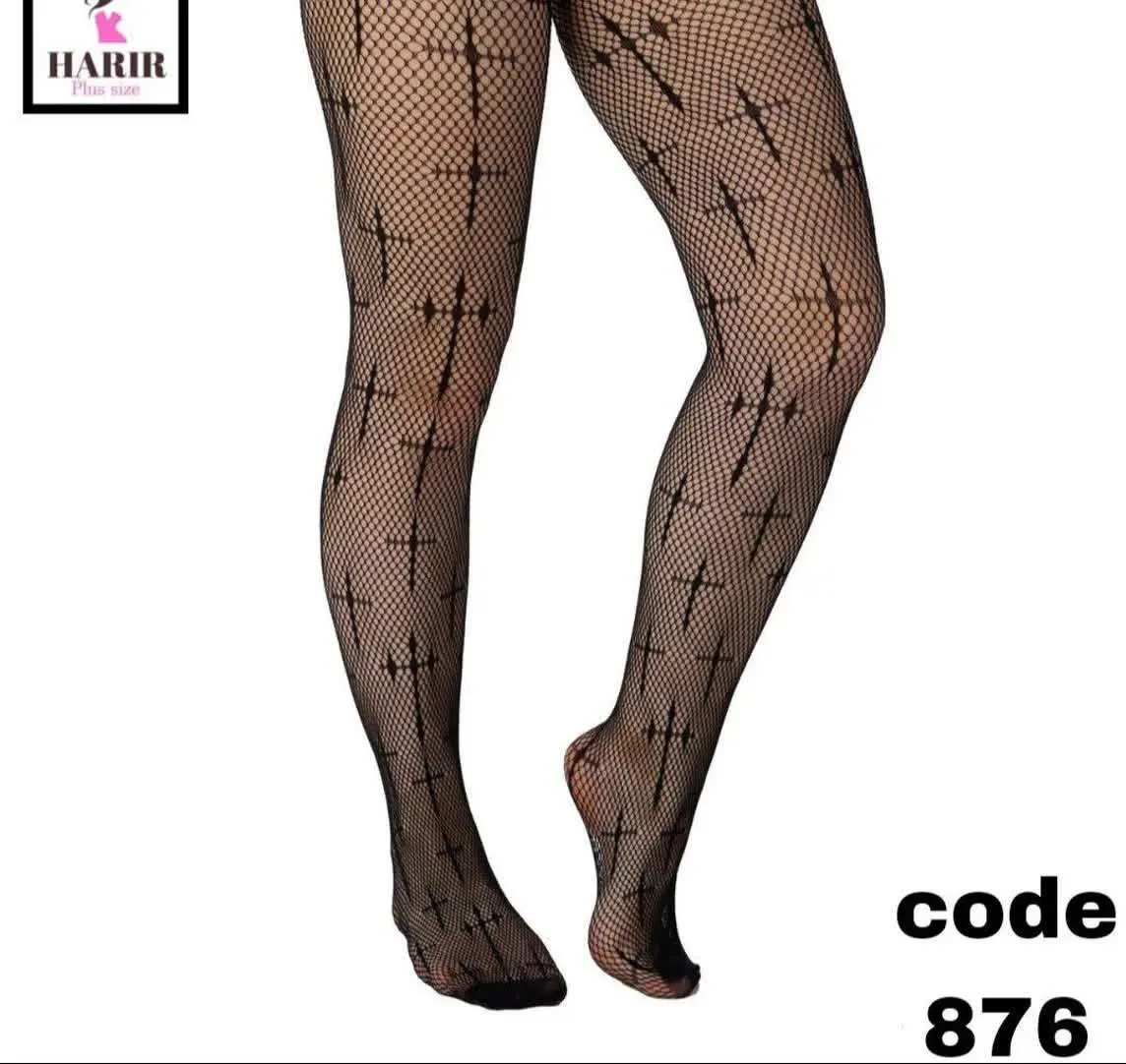 جوراب شلواری زنبوری طرحدار